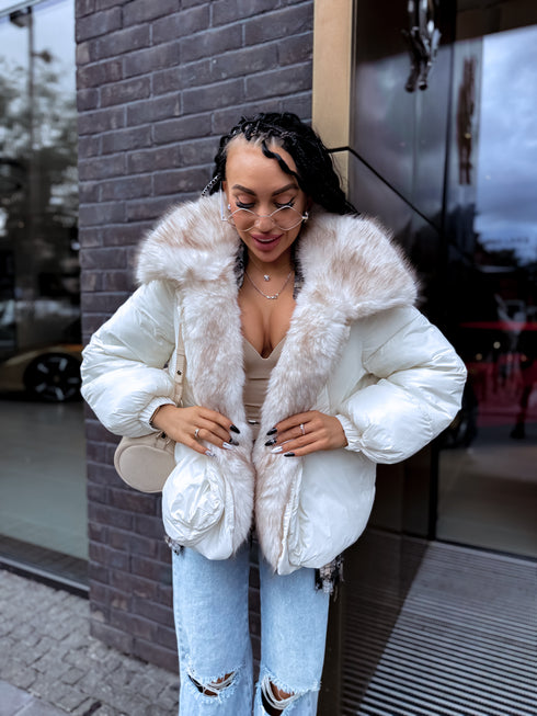 Short jacket "NORTH FL257" - WHITE